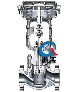 HCB平衡籠式調(diào)節(jié)閥（結(jié)構(gòu)圖）