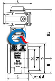 電動V型調節(jié)球閥 (法蘭式)