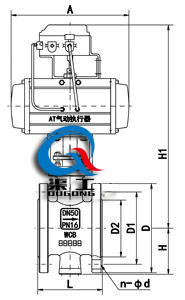 氣動V型調節(jié)球閥 (法蘭式)