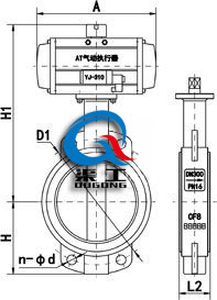 D671F/X氣動(dòng)對(duì)夾軟密封蝶閥