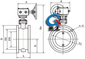 D341W手動通風(fēng)蝶閥 (蝸輪傳動)